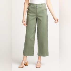 Spanx Stretch Twill Cropped Wide Leg